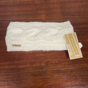 NWT Michael Kors Cable Knit Headband Cream One Size